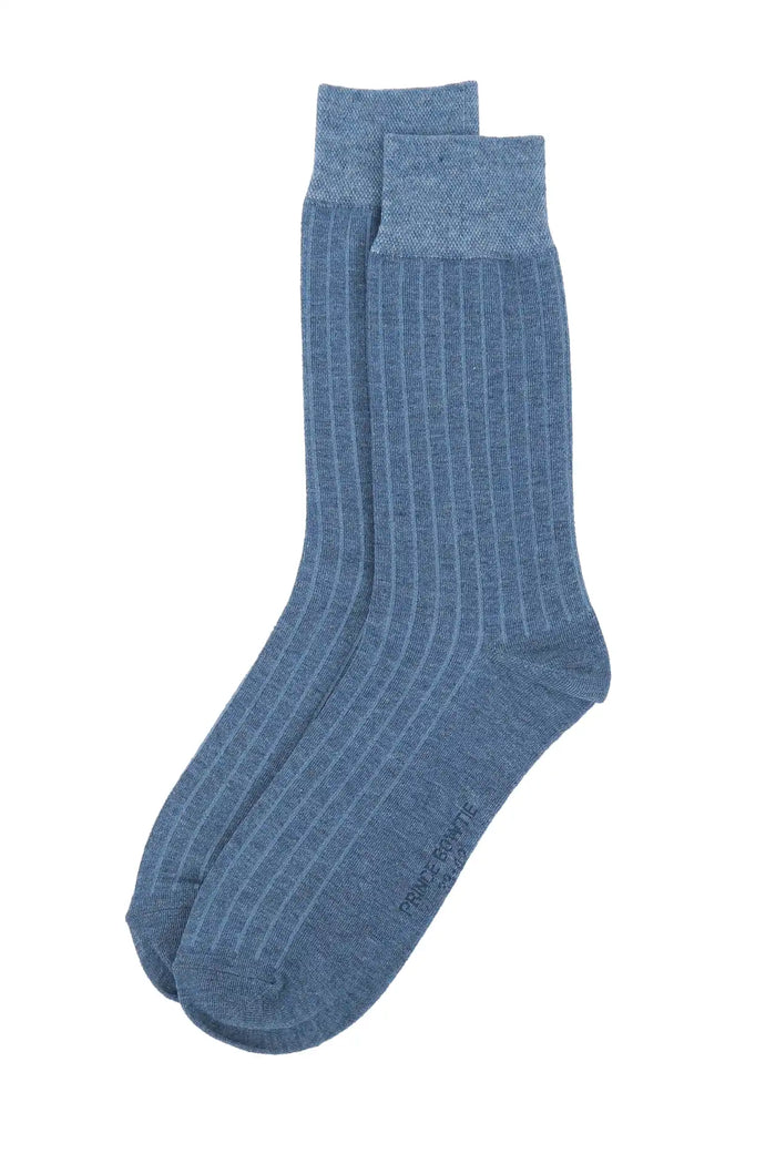 Herren Socken aus Baumwolle – Rippstruktur