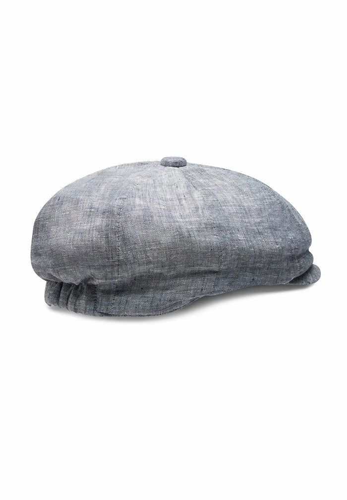 Ballonmütze Herren Leinen – Newsboy Cap