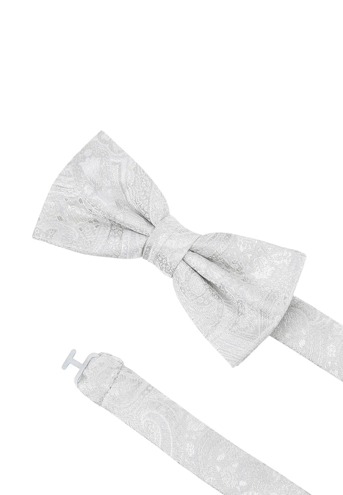 Hochzeitsfliege Einstecktuch Set Herren aus Seide – Paisley