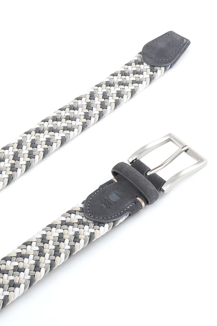 Flechtgürtel Herren elastisch - Multicolor