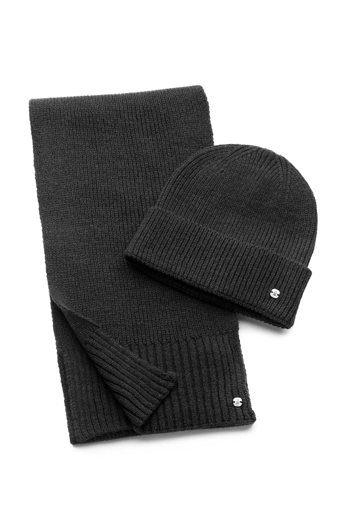 Schal Mütze Set Herren Wolle – Winterset Strick