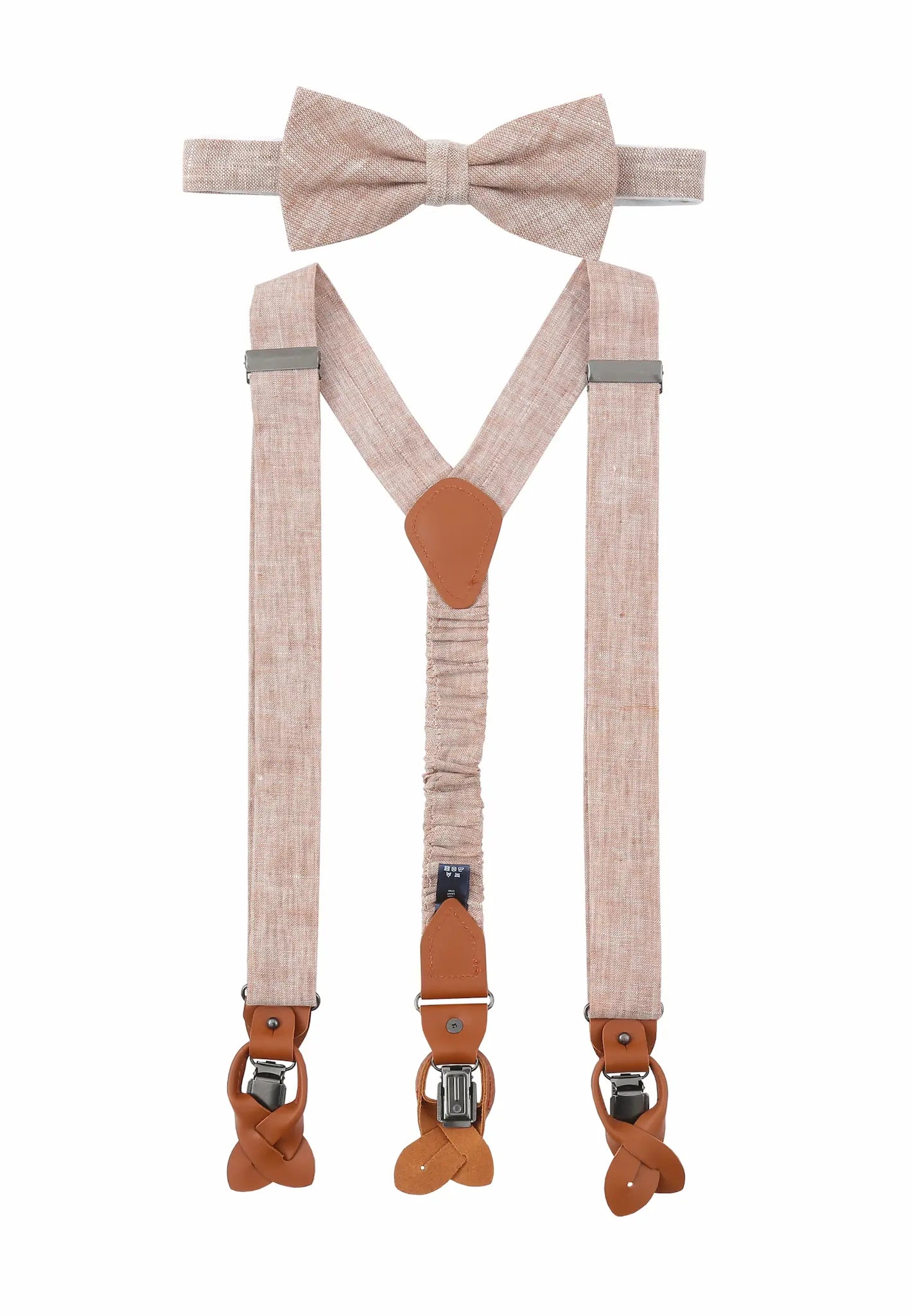 osenträger mit Fliege Set für Herren in eleganten Farbkombinationen