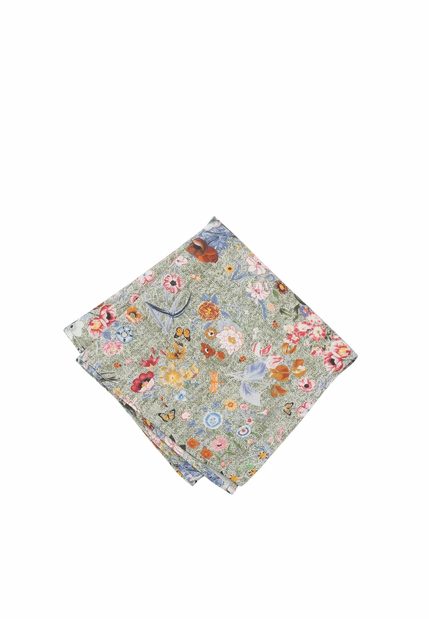 Gemusterte Einstecktücher mit Paisley und floralen Designs