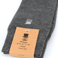 (Anthrazit) Herren Socken Uni mit Prince Bowtie Etikett – Verpackung