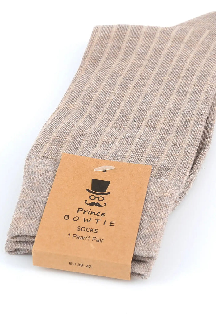 Herren Socken aus Baumwolle – Rippstruktur