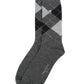 (Anthrazit) Herren Socke Argyle-Muster Baumwolle – Detailansicht Rautenmuster