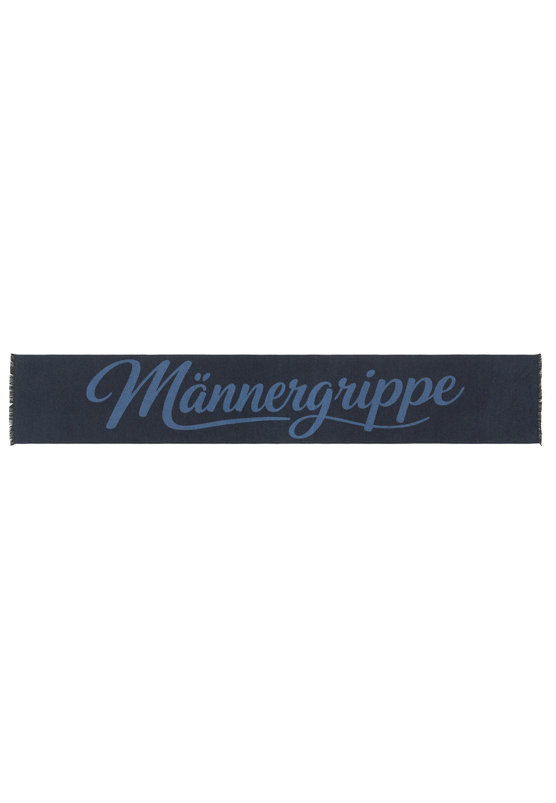 (Marine) Herrenschal Männergrippe – Etikett