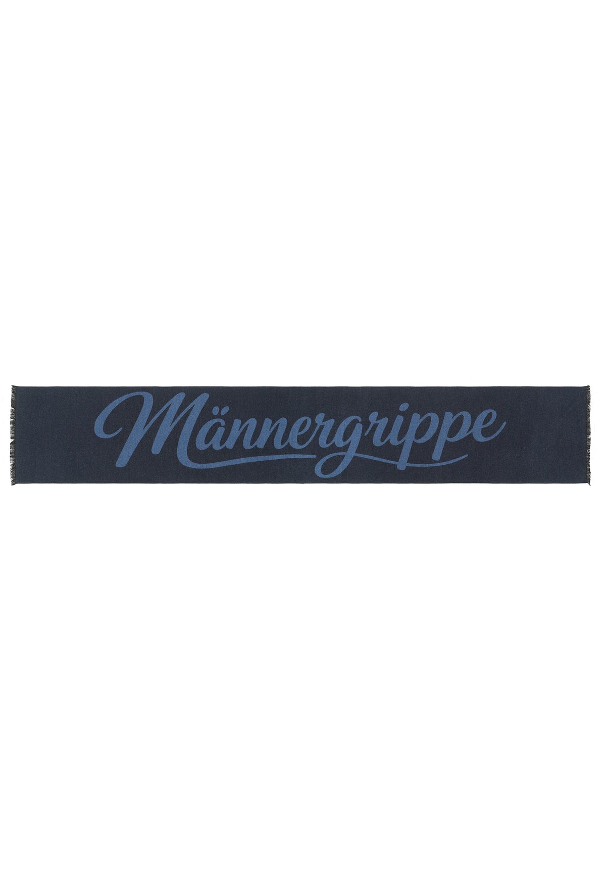 (Marine) Herrenschal Männergrippe – Etikett