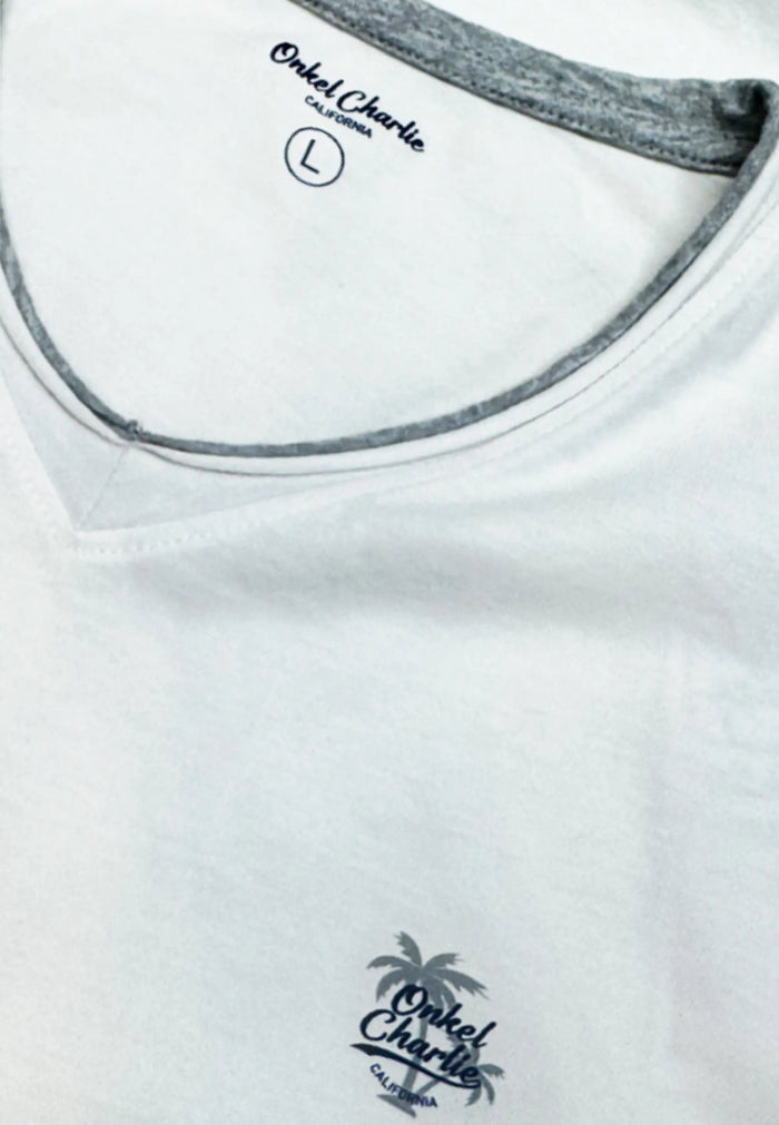 Loungewear Shirt Herren V-Neck
