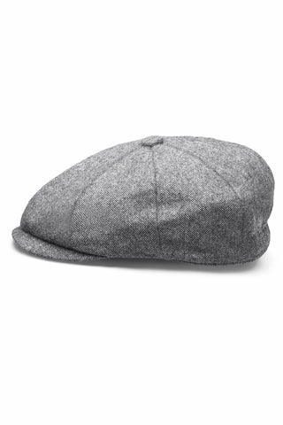 Ballonmütze Herren Tweed – Newsboy Cap