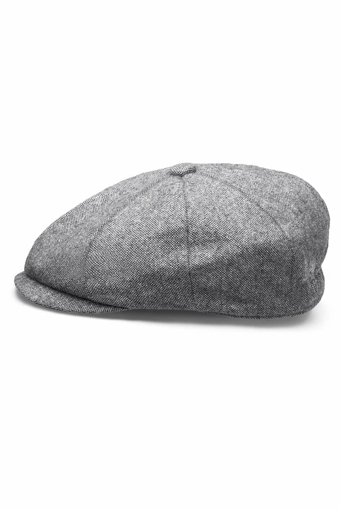Ballonmütze Herren Tweed – Newsboy Cap