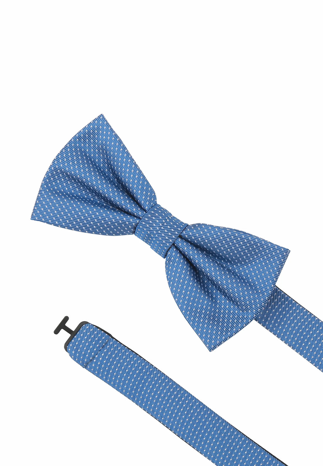 (Blau) fliege herren groessenband kragenweite einstellbar detail