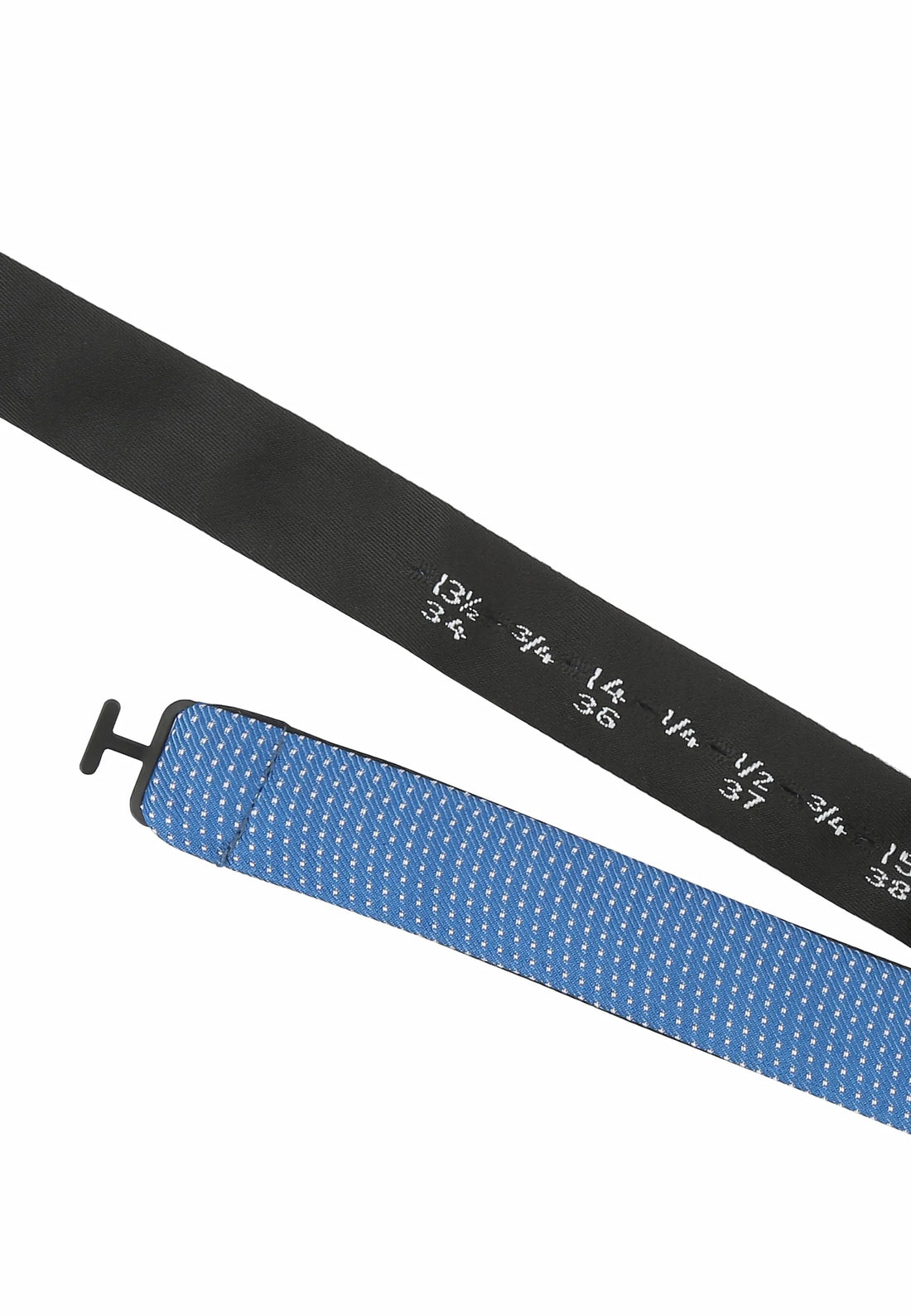 (Blau) fliege herren groessenband kragenweite einstellbar detail