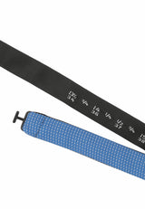 (Blau) fliege herren groessenband kragenweite einstellbar detail