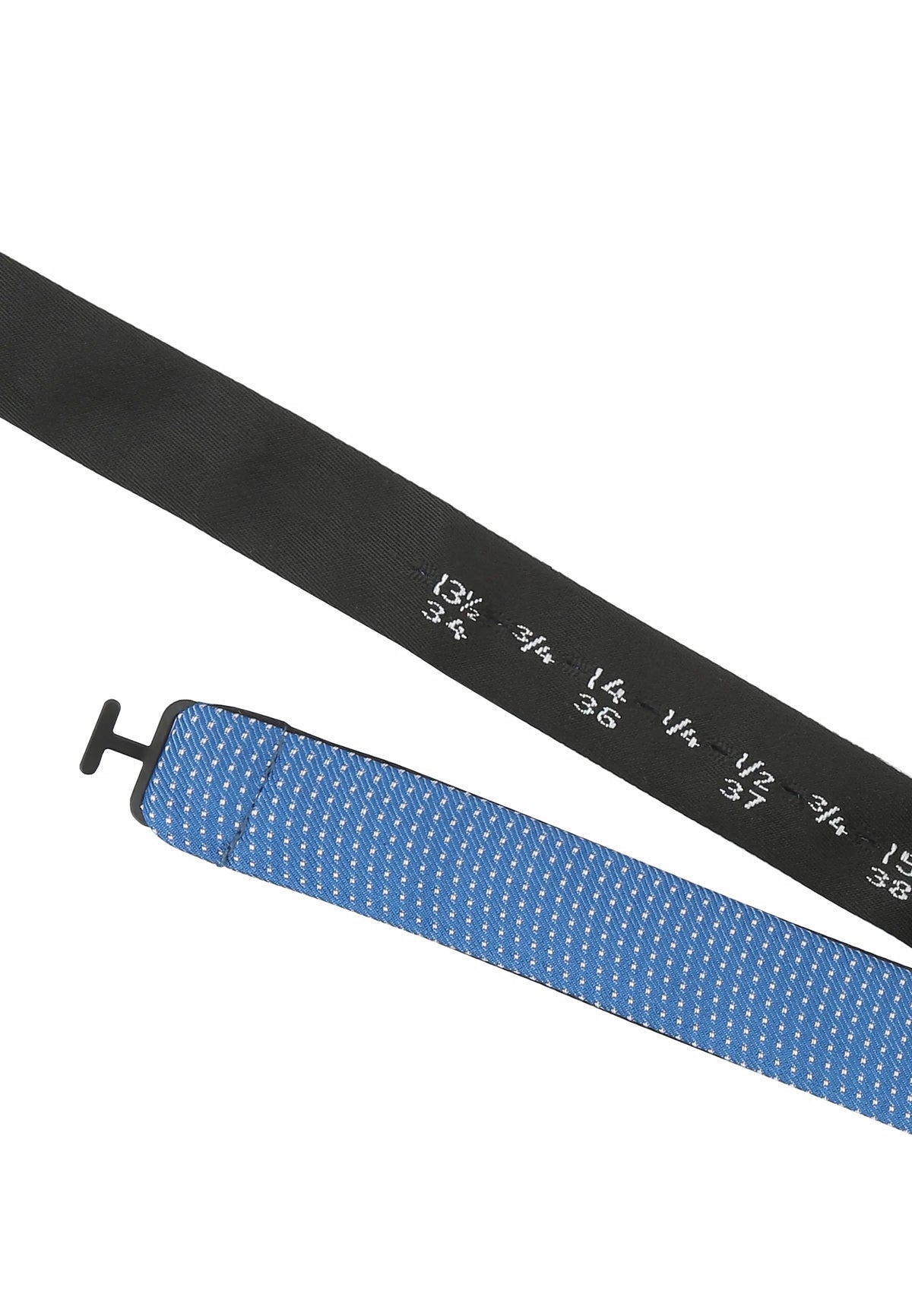 (Blau) fliege herren groessenband kragenweite einstellbar detail