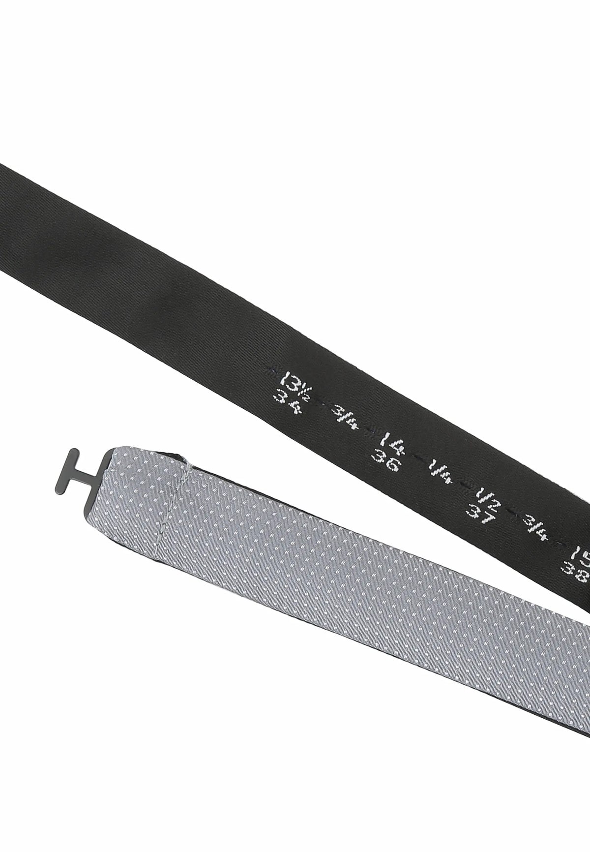 (Grau) fliege herren groessenband kragenweite einstellbar detail
