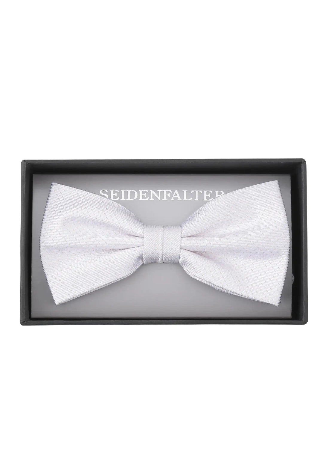 (Weiß) vorgebundene fliege herren 100 prozent seide picote in geschenkbox