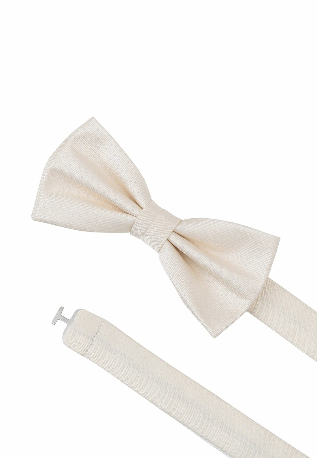 (Champagner) fliege herren groessenband kragenweite einstellbar detail