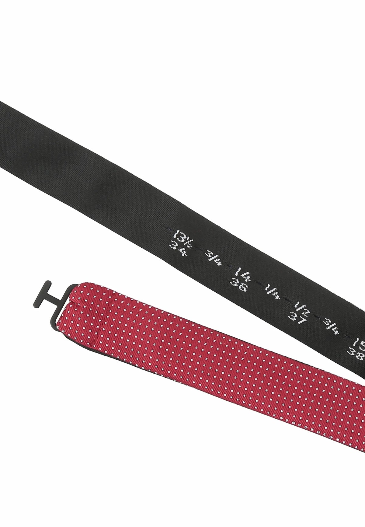 (Hellrot) fliege herren groessenband kragenweite einstellbar detail