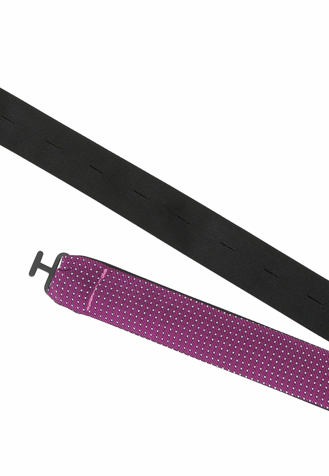 (Lila) fliege herren groessenband kragenweite einstellbar detail