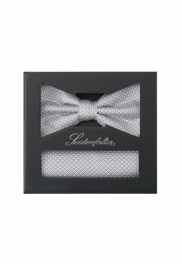 Fliege & Einstecktuch Set – Feinstruktur