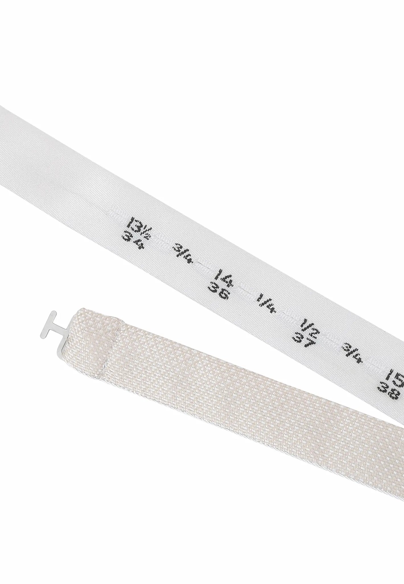 (Beige) Größenband der Fliege mit Verstellskala, Feinstruktur-Design