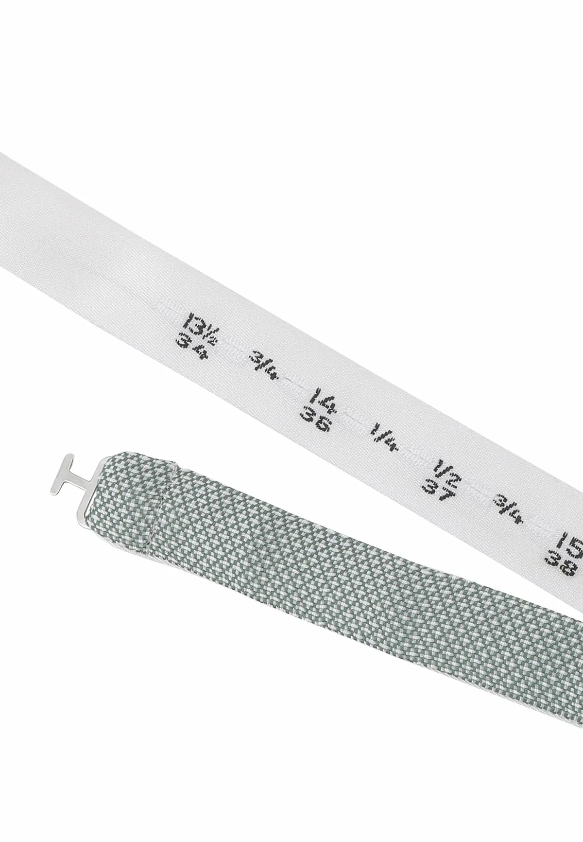 (Mint) Größenband der Fliege mit Verstellskala, Feinstruktur-Design