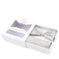 (Beige) Fliege Einstecktuch Set Sterlington – Geschenkbox schräg geöffnet
