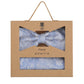 (Hellblau) Fliege Einstecktuch Set Paisley Seide – Geschenkverpackung Prince Bowtie