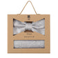 (Beige) Fliege Einstecktuch Set Paisley Seide – Geschenkverpackung Prince Bowtie