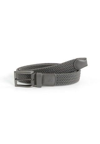 Flechtgürtel Herren elastisch - Uni