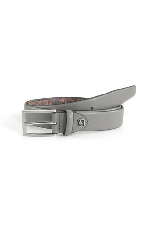 Ledergürtel Herren 3,5 cm – mit Paisley-Rückseite