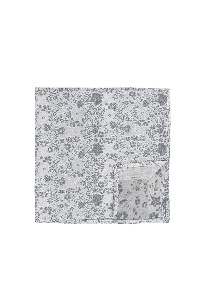 Hochzeitskrawatte Einstecktuch Set Herren aus Seide – Floral