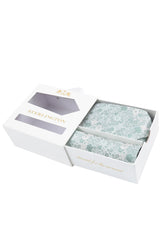 (Mint) Krawatte Einstecktuch Set Sterlington – Geschenkbox schräg geöffnet