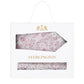 (Rosa) Krawatte Einstecktuch Set Floral Seide – Sterlington Geschenkbox Frontalansicht