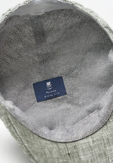 (Mint) Leinen-Schiebermütze Innenfutter Baumwolle – Prince Bowtie Label