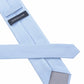 (Hellblau) seidenkrawatte herren picote verarbeitung label naht detail