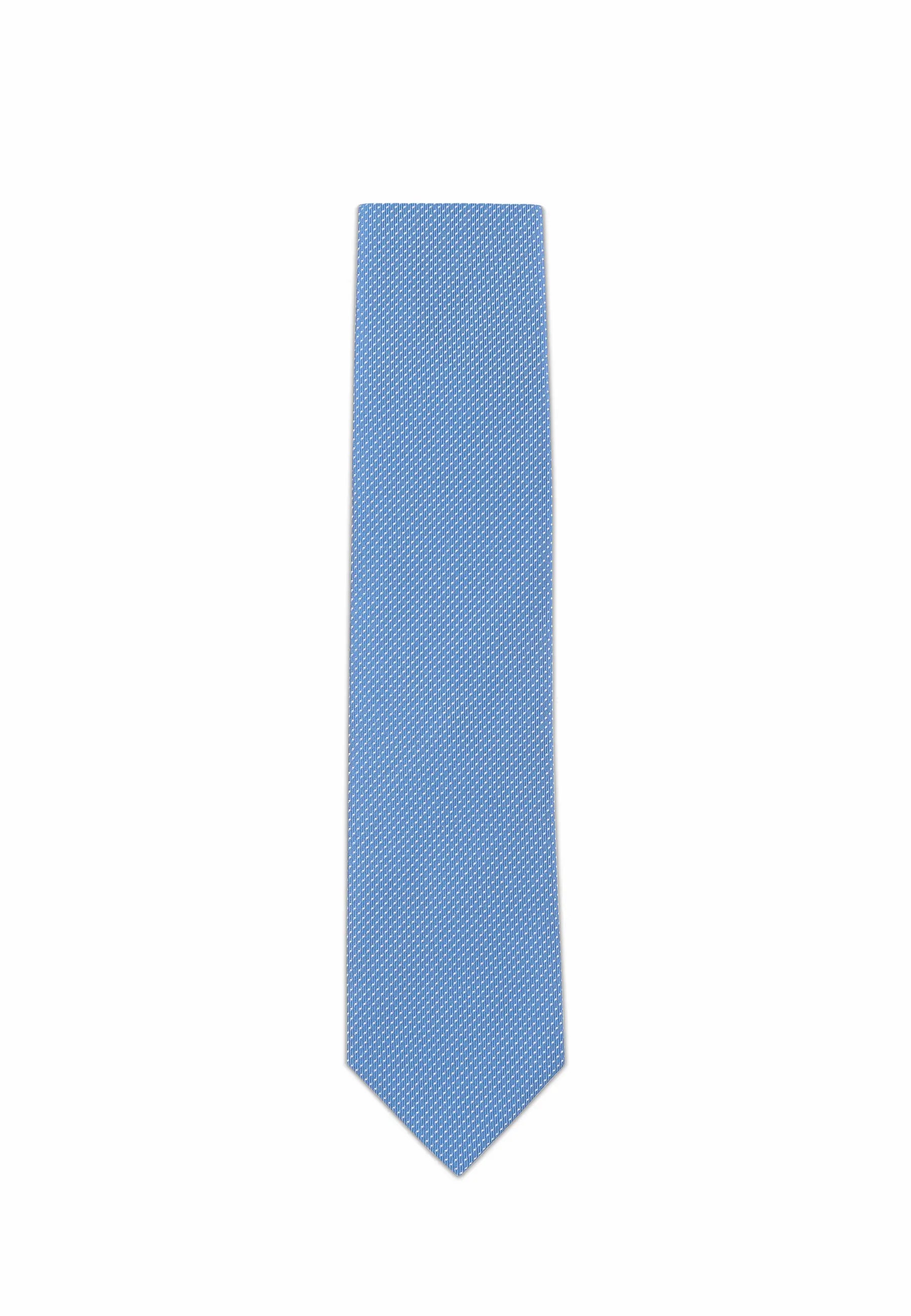 (Blau) picote seidenstruktur herren krawatte muster close up