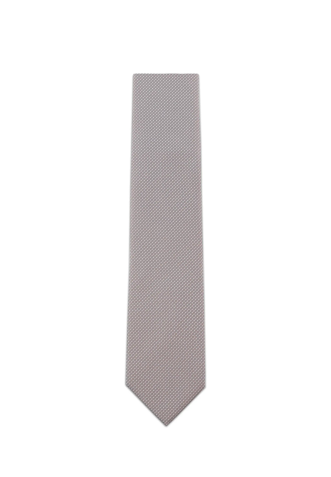 (Beige) picote seidenstruktur herren krawatte muster close up
