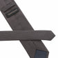 (Dunkelbraun) seidenkrawatte herren picote verarbeitung label naht detail