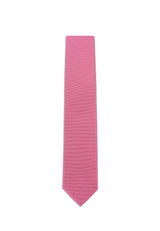 (Koralle) Uni Krawatte 7cm–7.5cm flach Frontansicht