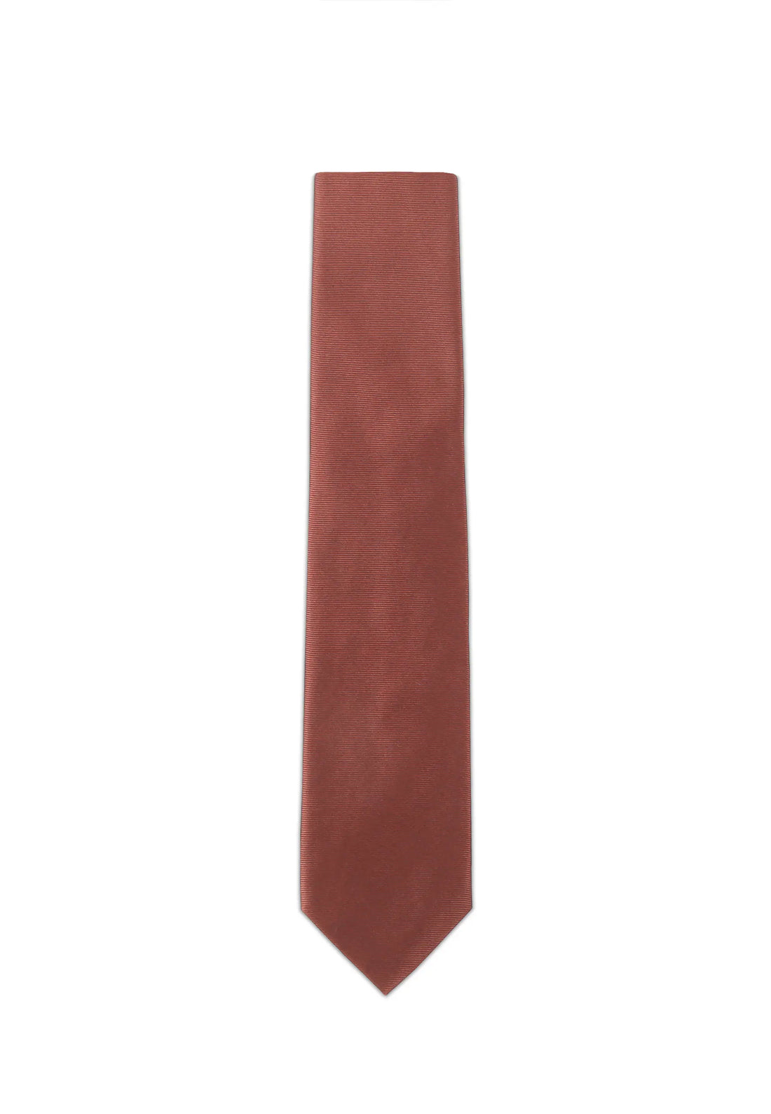(Terra) Uni Krawatte 7cm–7.5cm flach Frontansicht