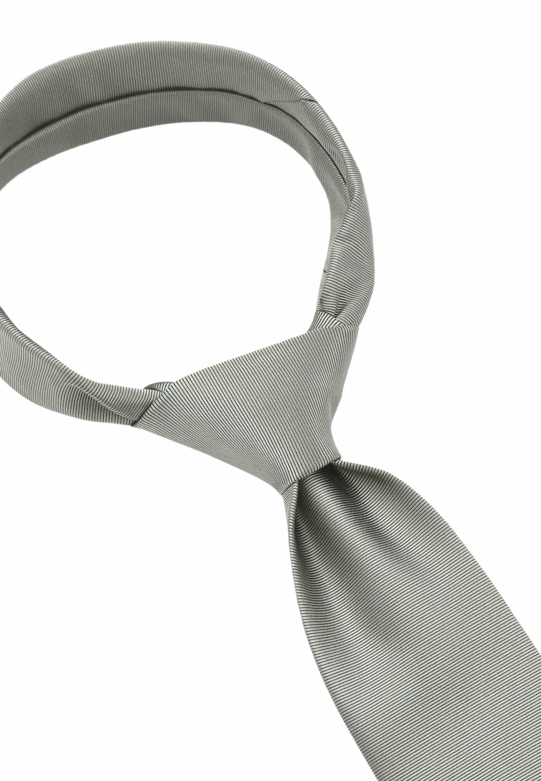 (Mint) Uni Krawatte Detail Knotenbereich feine Uni Struktur