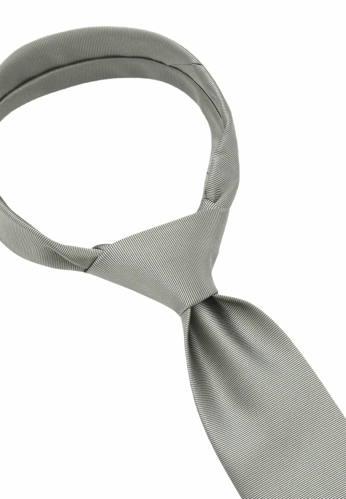 (Mint) Uni Krawatte Detail Knotenbereich feine Uni Struktur