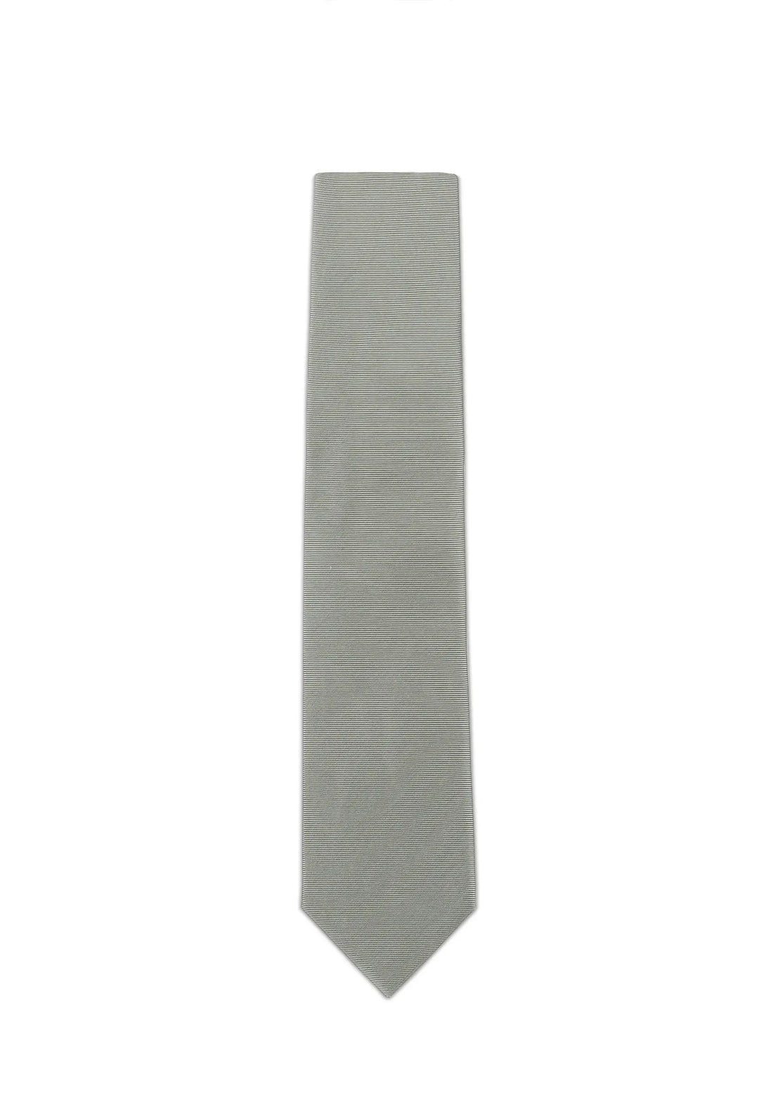 (Mint) Uni Krawatte 7cm–7.5cm flach Frontansicht
