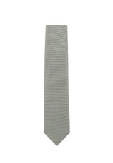(Mint) Uni Krawatte 7cm–7.5cm flach Frontansicht