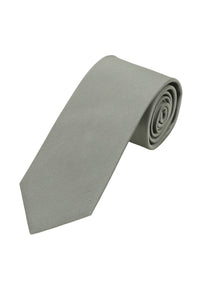 (Mint) Uni Krawatte 7cm–7.5cm gerollt Vorderansicht
