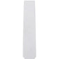 (Hellgrau) Uni Krawatte 7cm–7.5cm flach Frontansicht