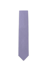 (Flieder) Uni Krawatte 7cm–7.5cm flach Frontansicht