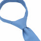 (Blau) Picoté Krawatte Herren 100% Seide 6cm gebundenes Detail
